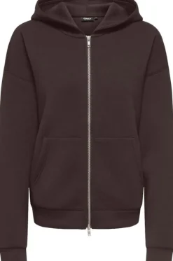 ONLNAOMI L/S TWO-WAY ZIP HOODIE CS