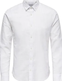 ONSCAIDEN LIFE LS SOLID LINEN SHIRT