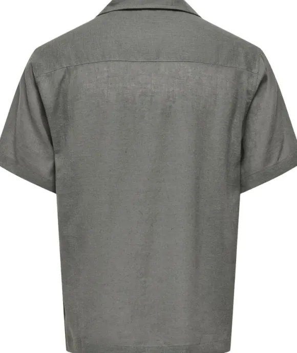 ONSLAURENCE RLX RESOR SS LINENBLEND