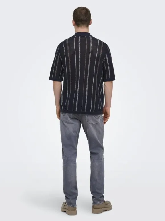 ONSTOBBY LIFE RLX SS SHIRT KNIT NO