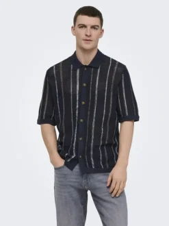 ONSTOBBY LIFE RLX SS SHIRT KNIT NO