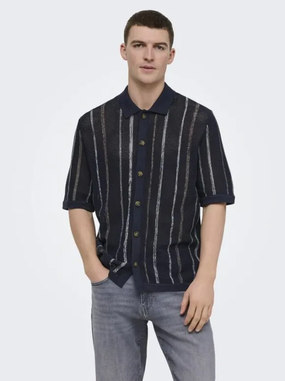 ONSTOBBY LIFE RLX SS SHIRT KNIT NO