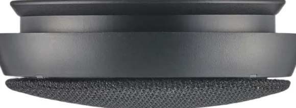 Optisk brandvarnare 10 cm Svart
