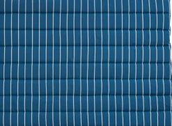Outdoor Market Sofa Cushion - Blue with beige stripe -