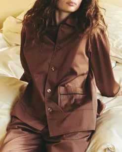 Outline Pyjama L/S Shirt-S/M-Milk C