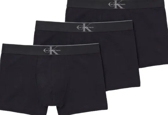3-Pack Monogram Logo Waistband Trunks