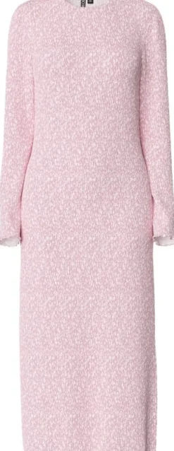 PCFLORA LS MIDI DRESS JRS BC