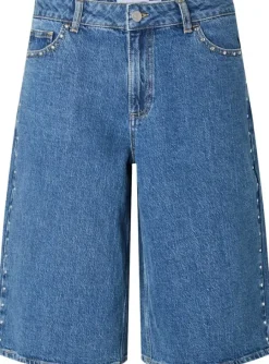 PCKARLA MW DENIM JORTS D2D PP