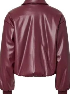 PCLARA PADDED COATED BOMBER JACKET