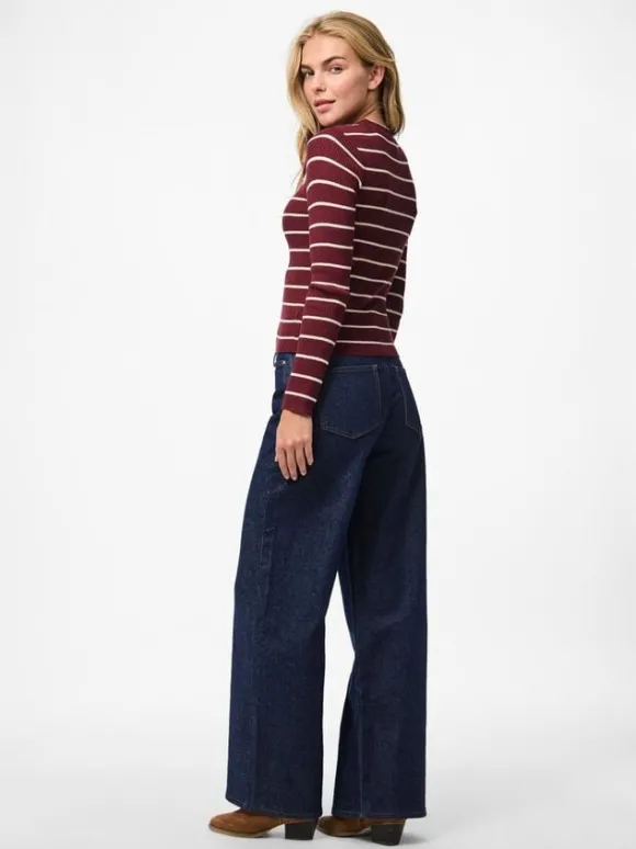 PCMIRA NEW LS O-NECK KNIT NOOS BC