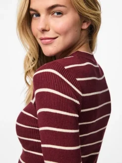 PCMIRA NEW LS O-NECK KNIT NOOS BC