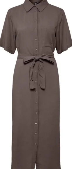 PCPIA 2/4 MIDI SHIRT DRESS WVN NOOS
