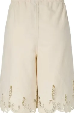 PCPIPER HW CROCHET DENIM SHORTS