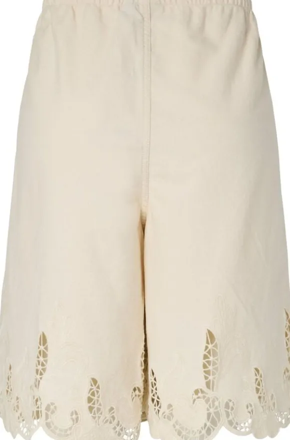 PCPIPER HW CROCHET DENIM SHORTS
