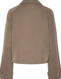 PCSCARLETT LS SHORT TRENCHCOAT NOOS