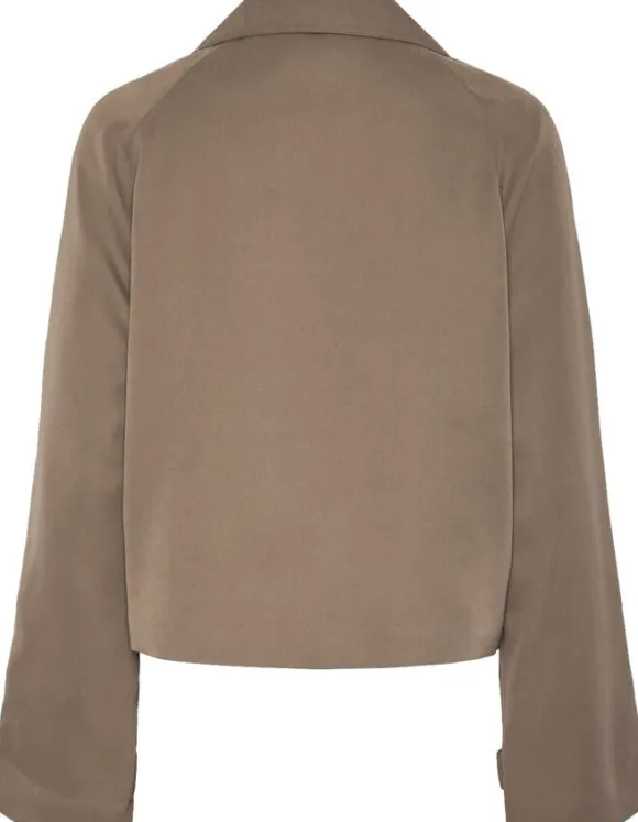 PCSCARLETT LS SHORT TRENCHCOAT NOOS