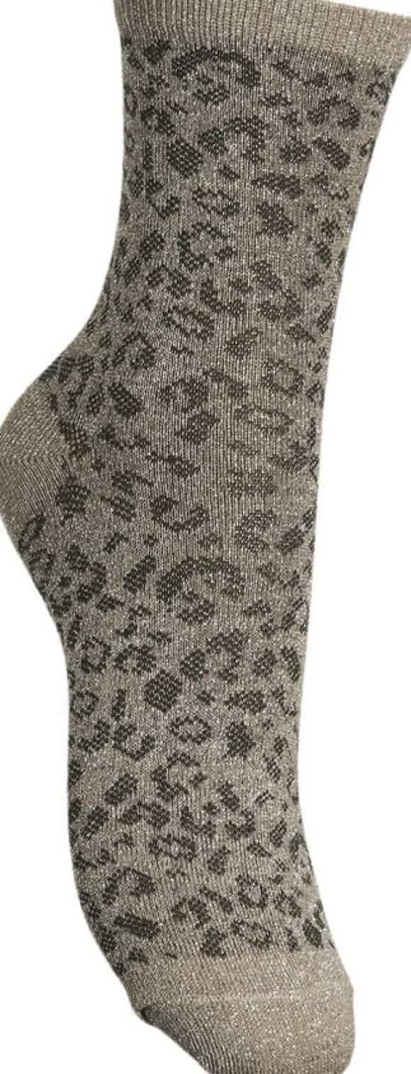 PCSEBBY GLITTER LONG AOP SOCKS NOOS