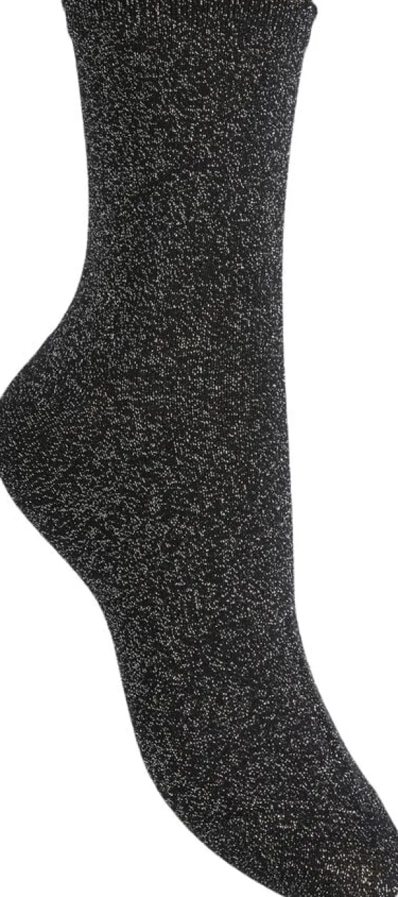 PCSEBBY GLITTER LONG 1 PACK SOCKS N