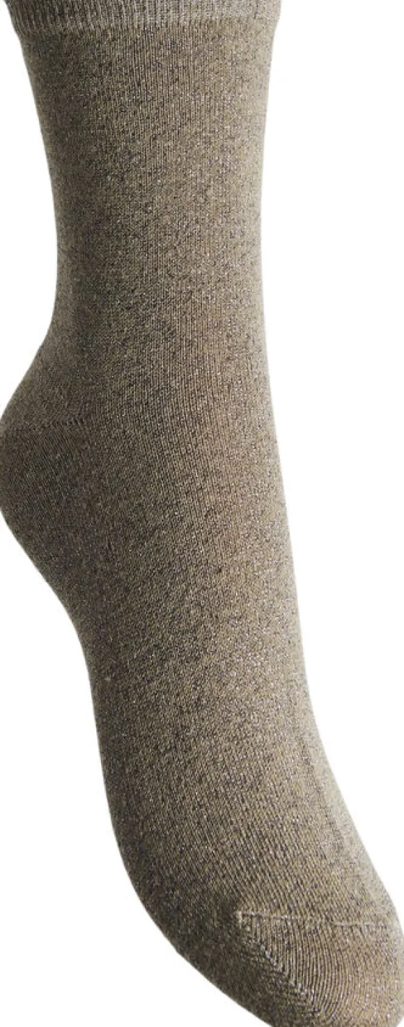 PCSEBBY GLITTER LONG 1 PACK SOCKS N