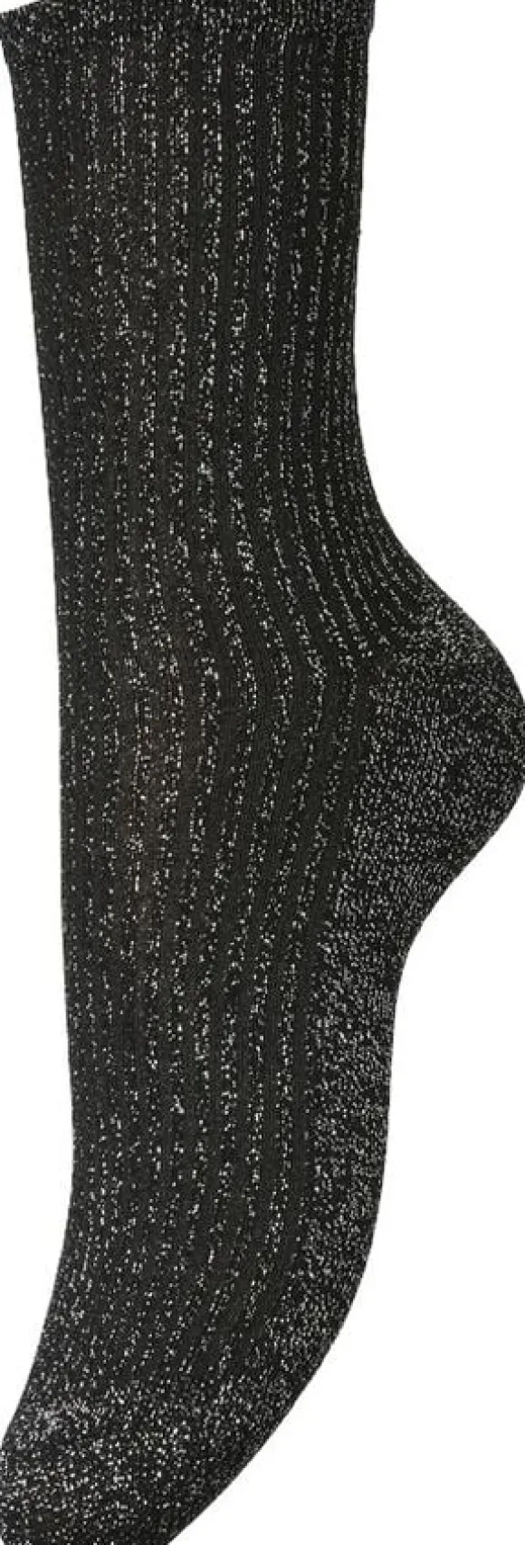 PCSEBBY GLITTER LONG STRIPE SOCK NO