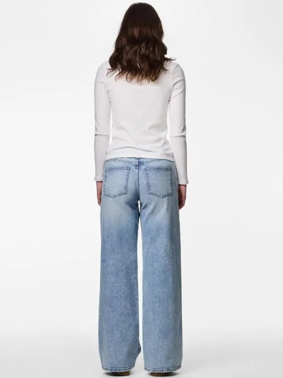 PCSELMA LW WIDE JEANS LB NOOS BC