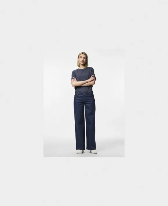 PCSELMA LW WIDE JEANS RINSE NOOS BC
