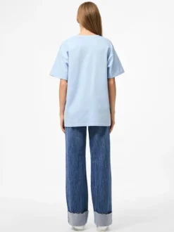 PCSKYLAR SS OVERSIZED TEE JRS NOOS