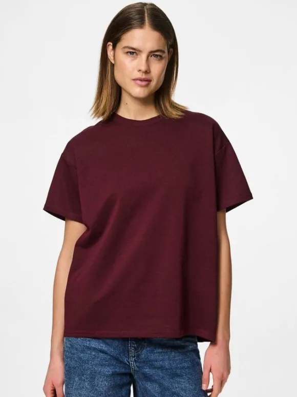 PCSKYLAR SS OVERSIZED TEE JRS NOOS