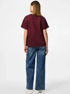 PCSKYLAR SS OVERSIZED TEE JRS NOOS