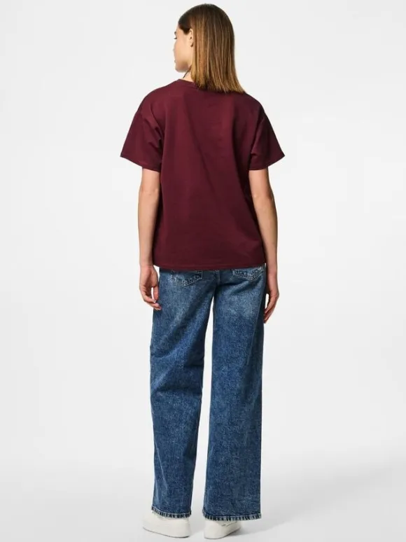 PCSKYLAR SS OVERSIZED TEE JRS NOOS