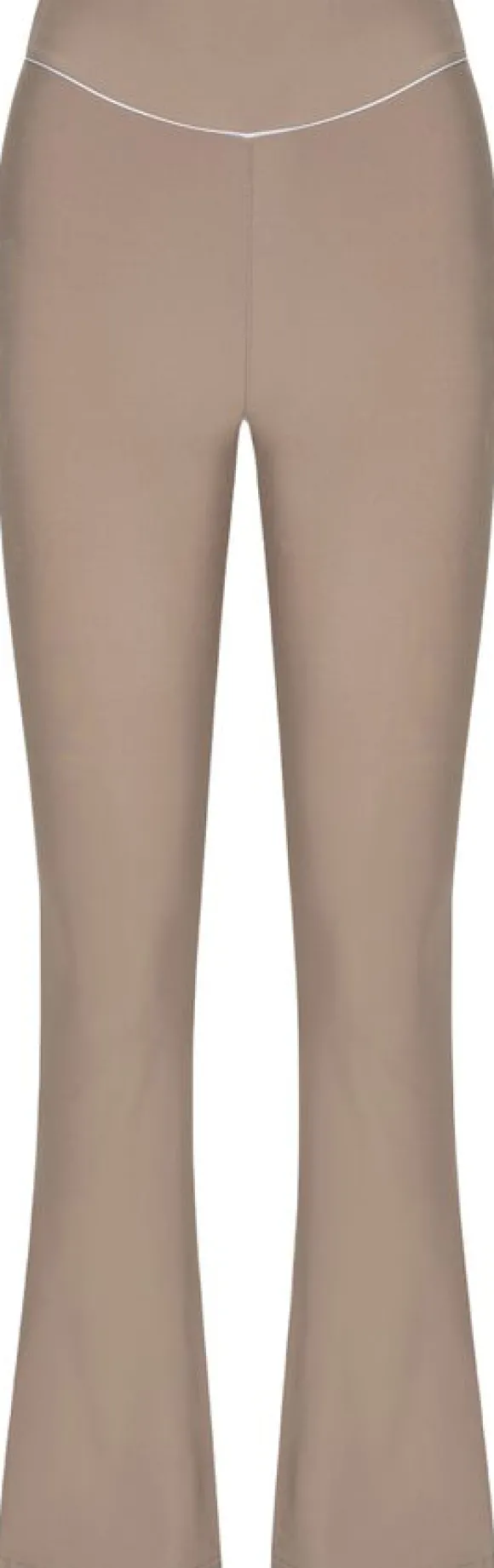 Peak high-waist flared brushed leggings - Hazel