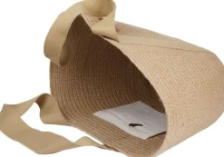 PEPPINO - JUTE BAG WITH COTTON HANDLES 45 X 40 CM