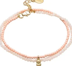 Pink Opal Wisdom Wrap Bead Bracelet