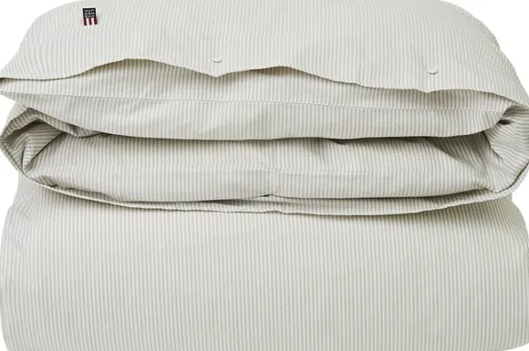 Pin Point Gray/White Duvet