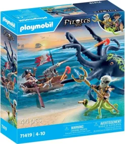 Playmobil Kamp med Kæmpe Blæksprutte