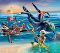 Playmobil Kamp med Kæmpe Blæksprutte