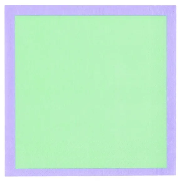 Play papirserviet 33x33cm mint-lilla