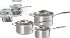 3Ply CL Kasserollesæt m/ 3 stk