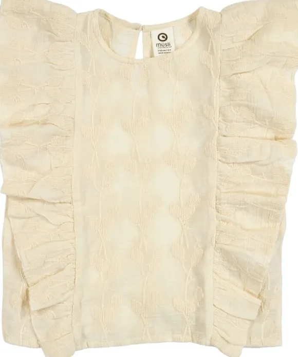 Poetry ruffle s/s T