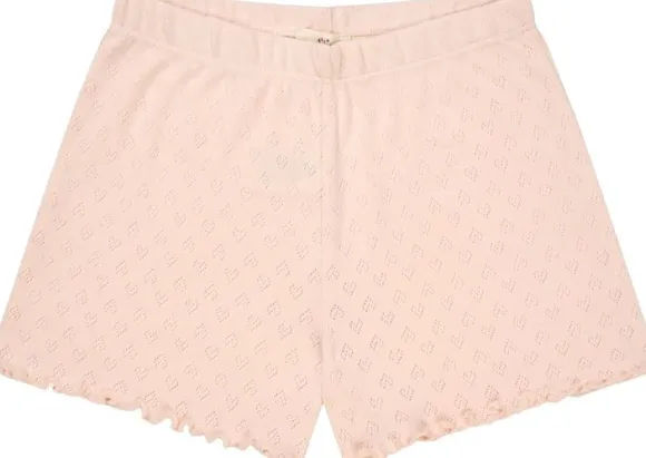 POINTELLE HEART SHORTS