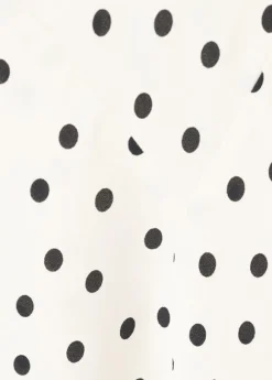 Polka dot midi dress
