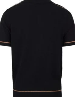 Polo Shirt Knitted Stripe Hemp / Supima Cotton
