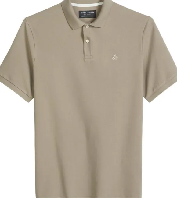 Polo shirt, short sleeve, button pl