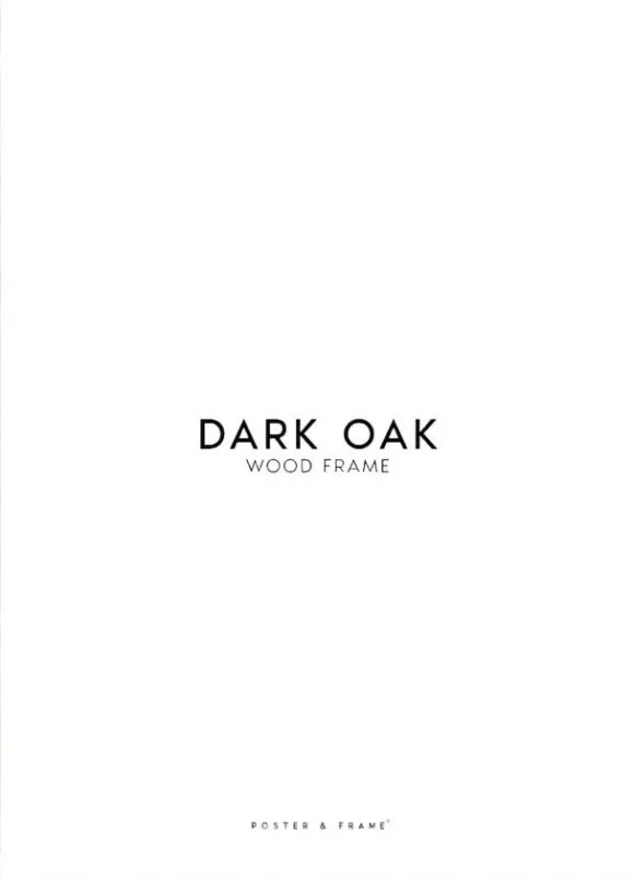 Poster&Frame - Dark Oak 13x18cm