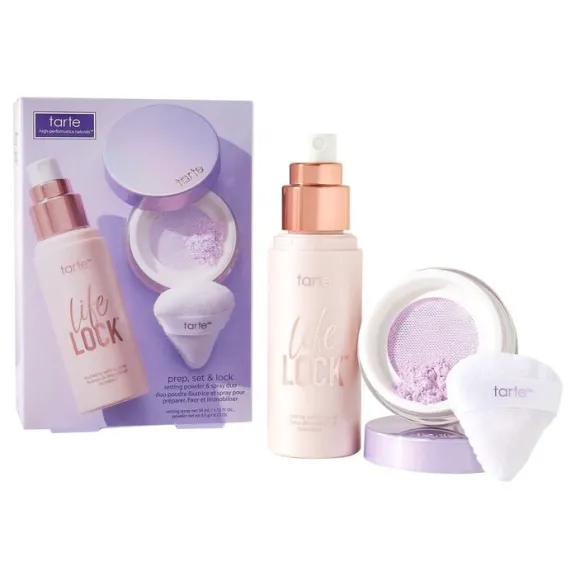 Prep, Set & Lock Setting Powder & Spray Duo - Fixerande puder- & spray