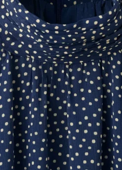 Printed halter-neck dress