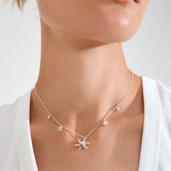 PRISM necklace silver-plated
