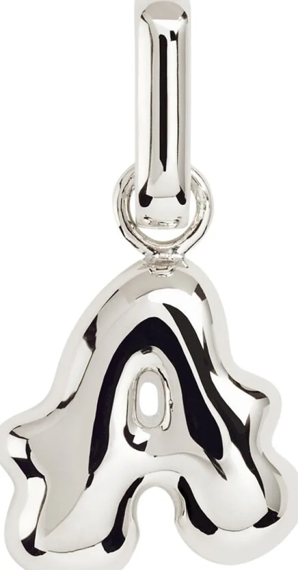 Puffer Letter Charm - A