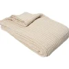 Randig överkast 230x260cm beige Randig