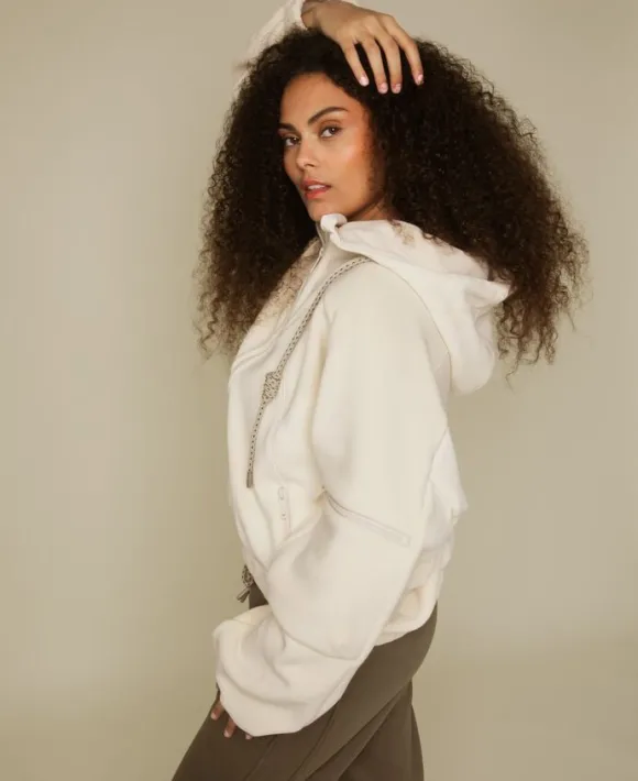 Range bonded fleece jakke m. hætte - Shell